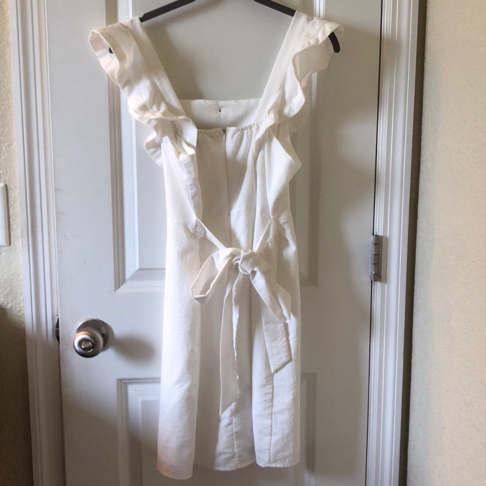 White Ruffle Dress ♥️ - Picture 3 of 5